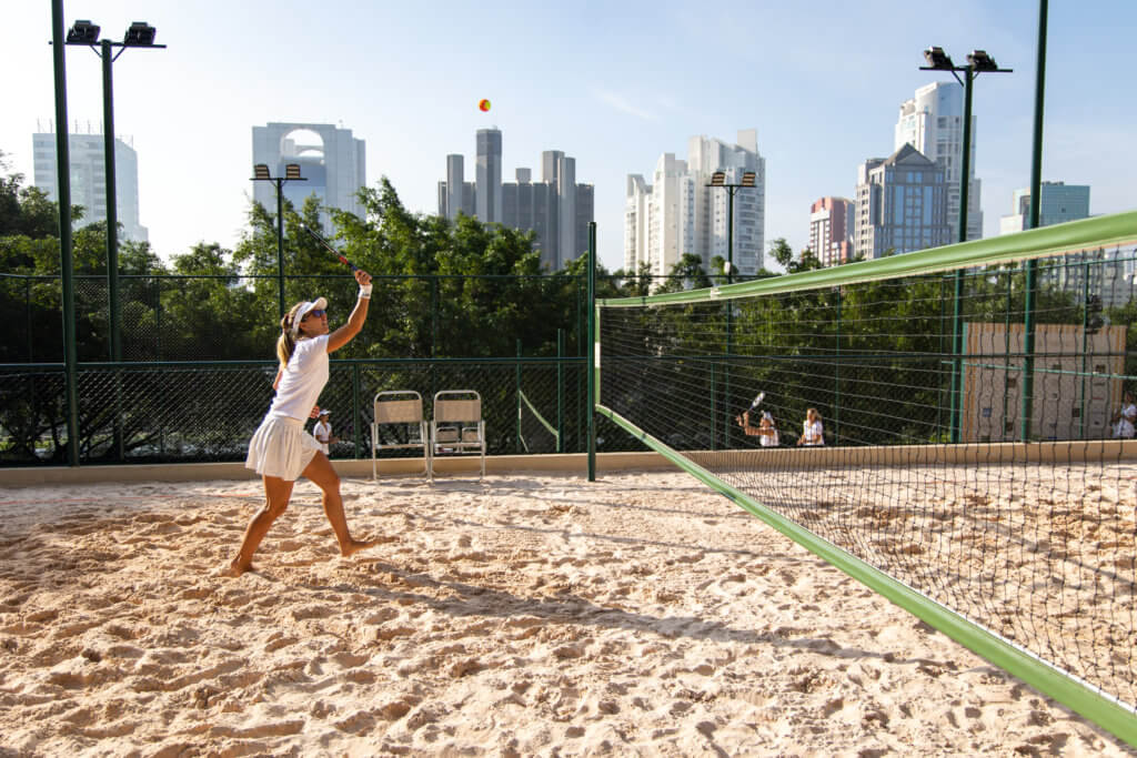 Quadras de Beach Tennis - Beach Tennis Cidade Jardim - Foto por @ruasmidia